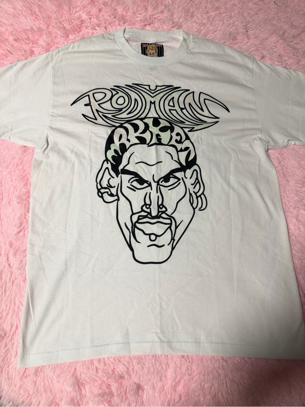 Roman Graphic White Men's T-Shirt